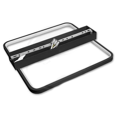 Stropní svítidlo LED Galax 40W černé + dálkové ovládání