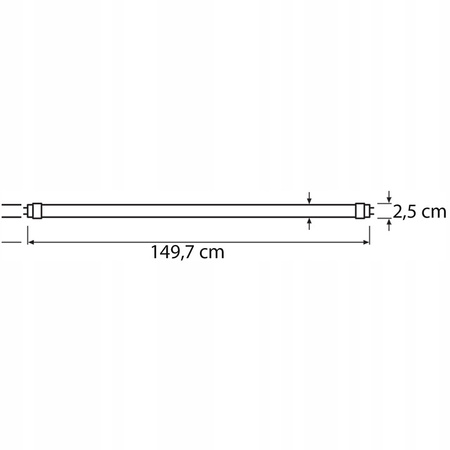 LED Zářivková trubice G13, T8 24W 160lm/W 4000K 150cm Neutrální bílá LUMILED