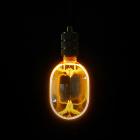 LED žárovka O100 E27 4W 200lm 1800K teplá bílá FILAMENT Dekorativní ZERO Ecolight