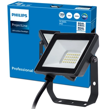 Reflektor LED 20W 1900lm 4000K IP65 Black ProjectLine světlomet PHILIPS