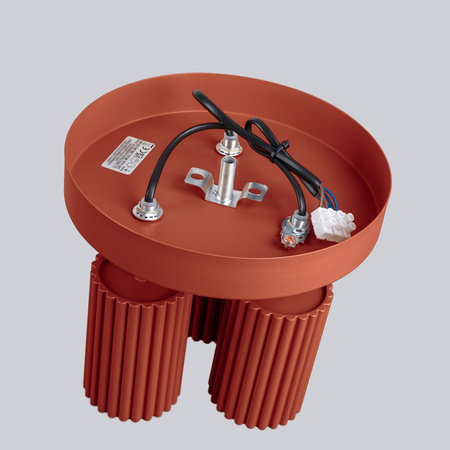 Stropní svítidlo Plafond Tuba Spot 3x GU10 Ochre Red Carbon Deep Space SL.1639 Sollux