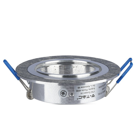 Stropní svítidlo Zapuštěná montáž GU10 Kulatý hliník VT-782 V-TAC