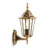 Zahradní venkovní nástěnná lampa E27 IP54 Gold LO4101 Kobi