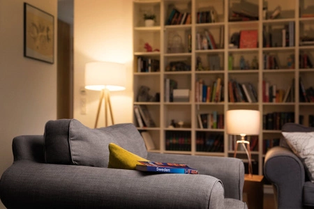 LED žárovka E27 A60 6W = 40W 470lm 2700K Warm 240° OSRAM Star Dusk Sensor