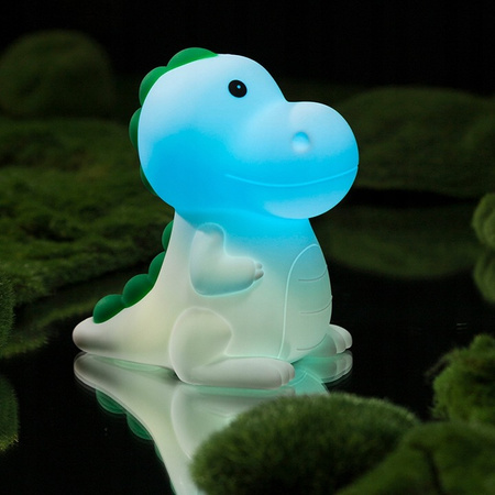 Dětské LED dinosauří dekorativní noční světlo 2,5W 25lm 3000K teplá bílá RGB 360° White Masterled