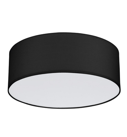 Stropní svítidlo Plafond Plafon Luminaire RONDO BLACK Round 45cm White-Black 15W 4xE27 1088 TK Lighting