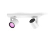 Bílá a barevná ambientní lampa Philips HUE Argenta 2x4,2 W Bluetooth Zigbee