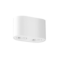 Stropní svítidlo pro povrchovou montáž 2x GU10 White Minimalist Cobalt Rabalux