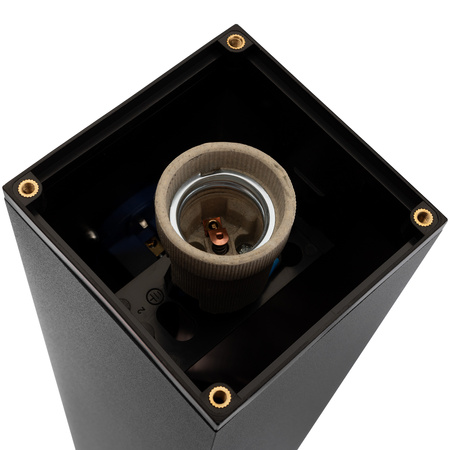 Venkovní zahradní lampa E27, LED se zásuvkou sloupek 80cm TAXUS 2 LUMILED