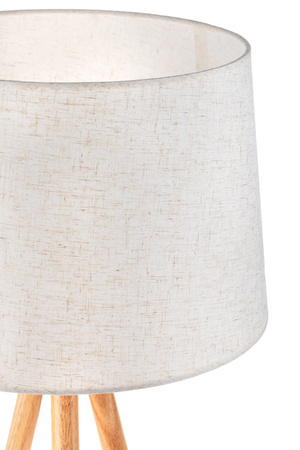 Stojací lampa E27, Nastavitelnou Výškou Béžová CLARA LUMILED