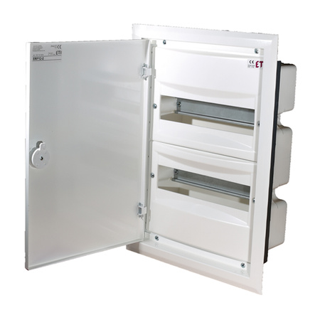 Modulární rozváděč pro zapuštěnou montáž 2 x 12 (24) modulů ETI