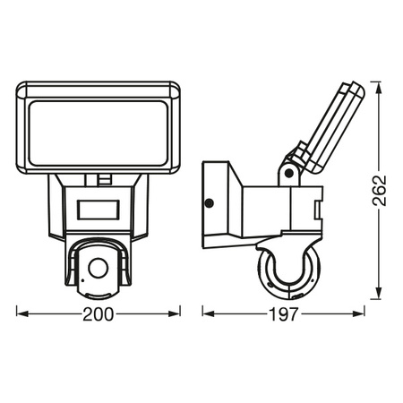 LED reflektor 23W 2000lm 3000K Senzor a HD kamera SMART+ WIFI LEDVANCE