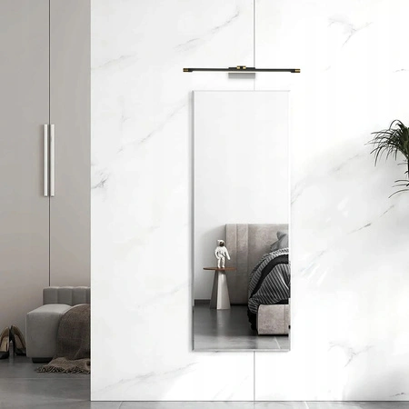 LED nástěnné svítidlo nad zrcadlo 12W 1440lm 4000K 160° černá zlatá 56cm Lappa Masterled