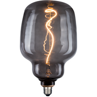 Dekorativní LED žárovka E27 FILAMENT S180 4W 50lm 1800K Teplá bílá 320° DecoVintage Smoke GOLDLUX (Polux)