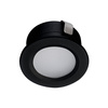 LED 1W 30lm 6500K Cold 105° Circular Black IP65 Imber Kanlux Accent Ceiling Light