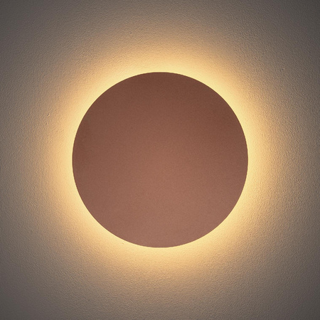 Nástěnné svítidlo LED 10W 130lm 3000K Warm Copper Modern RING LED M 10347 Nowodvorski