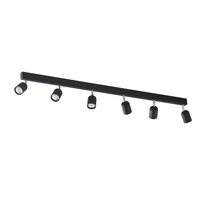 TOP BLACK Spot Černostříbrné stropní svítidlo Modern 6xGU10 1019 TK Lighting