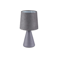 Stolní noční lampa E14 šedá Moderní Nalani 2695 Rabalux