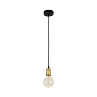 RETRO Závěsné stropní svítidlo černá patina Retro styl E27 1903 TK Lighting