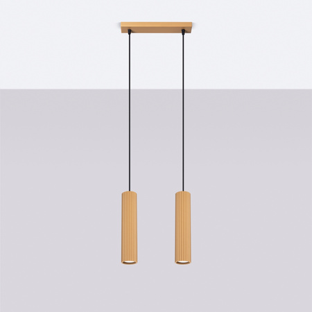 Stropní závěsné svítidlo Tuba Spot 2x GU10 Gold Carbon Deep Space SL.1555 Sollux