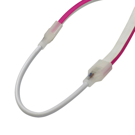 Oboustranný konektor pro NEON LED pásky s 2PIN 12MM kabelem