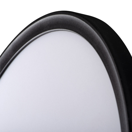 Plafond LED stropní panel Svítidlo pro povrchovou montáž 22W 2000lm 4000K Neutrální 120° Kulaté černé IP54 Azpo Kanlux