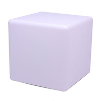 RGB LED zahradní lampa Cube s dálkovým ovládáním a baterií 40 cm VT-7811 V-TAC