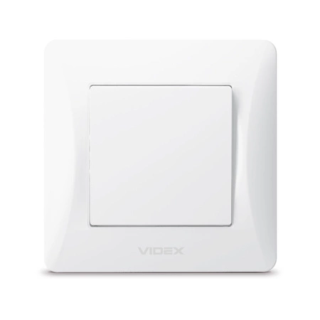 1pólový spínač 10A Povrchová montáž BINERA VIDEX Bílá