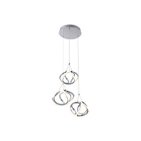 Stropní závěsné svítidlo LED 50W 3400lm 3000K chrom Moderní Palmira Rabalux