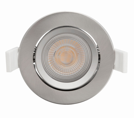 3x LED SPARKLE 5W 2700K Stmívatelné kulaté saténové svítidlo pro zápustnou montáž PHILIPS