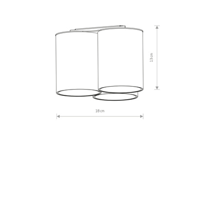 EYE TONE III Plafondová lampa 7666 Nowodvorski Bílo-zlatá 3xGU10 Stropní bodové svítidlo Moderní