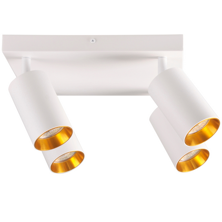 Stropní LED svítidlo nástěnné a stropní svítidlo 4 x GU10 MARIBEL White GOLDLUX (Polux)