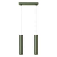 Stropní závěsné svítidlo Tuba Spot 2x GU10 Olive Lagos Ocean Green SL.1485 Sollux