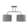 Stropní svítidlo ALICE 6817 Nowodvorski Grey 2xE27 Lustr Materiál+Moderní ocel