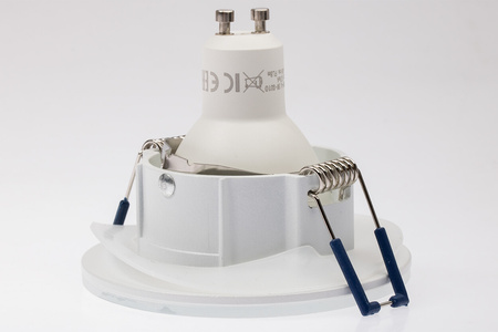 Halogenová Podhledové svítidlo GU10, IP44 Stálá Kulatá Bílá AQUA LUMILED