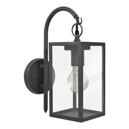 Zahradní nástěnné svítidlo Down Elevation Lamp Malmo E27 IP44 Grafit - GOLDLUX (Polux)