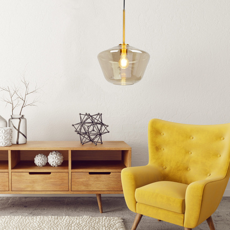 Stropní závěsné svítidlo E27 Gold Grea-m Sanico Goldlux