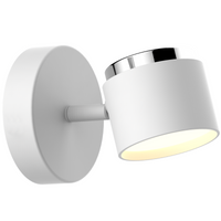 Nástěnné svítidlo Reflektorové LED nástěnné a stropní svítidlo 4.2W KUBIK 1 Bílá 3000K GOLDLUX (Polux)