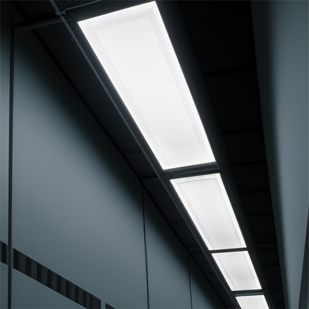 LED panel 120x30 Povrchová montáž zásobníku 50W 4500lm 4000K neutrální bílá Ecolight
