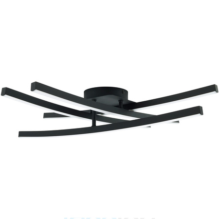 LED stropní svítidlo Stropní lustr AUSTIN 48W 4000K Black