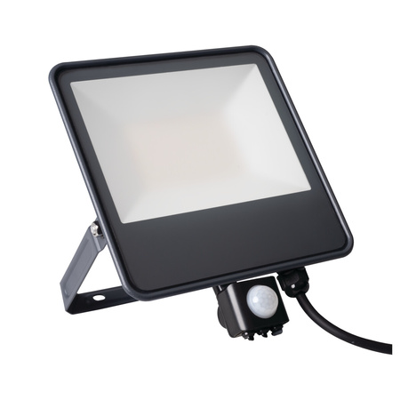 LED reflektor IQ-LED Motion Sensor 50W 6000lm 4000K IP65 černý KANLUX 