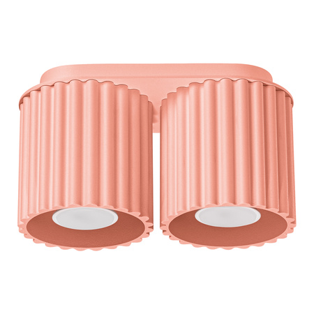 Svítidlo pro povrchovou montáž 2x GU10 Aluminium Peach Aura Deep Space SL.1825 Sollux