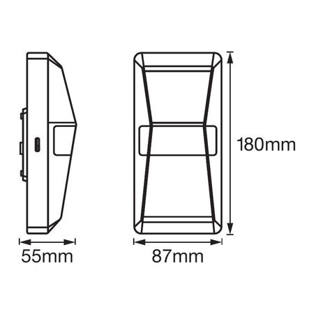 LED ELEMENTARY OUTDOOR LIGHT White 10W 4000K 1000lm Sensor ENDURA PRO LEDVANCE