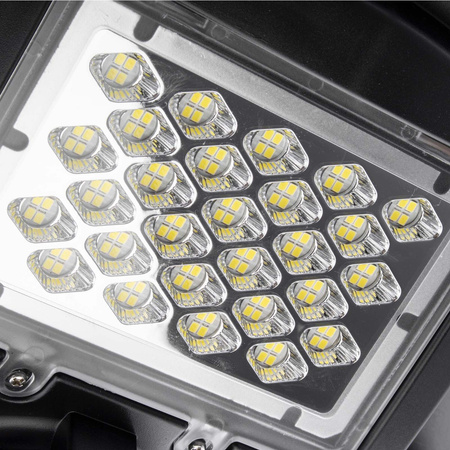 Pouliční lampa LED solární lucerna 150W IP65 mikrovlnný pohybový senzor + dálkové ovládání