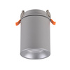 Stropní svítidlo HARON GU10 Tuba Spot Moving Round Grey GOLDLUX pro zápustnou montáž