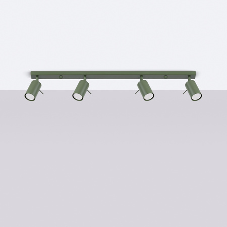 Bodové reflektorové stropní svítidlo Tuba 4x GU10 Olive Ring Bittersweet Shimmer SL.1504 Sollux