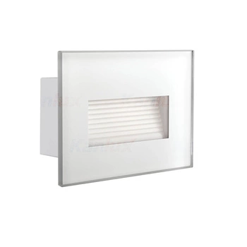 GLASI LED venkovní fasádní zahradní svítidlo 3W 4000K IP44 zapuštěné bílé Kanlux