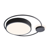 Plafond LED stropní svítidlo Nástěnné svítidlo 48W 3210lm 3000K Black Minimalist Saphira Rabalux