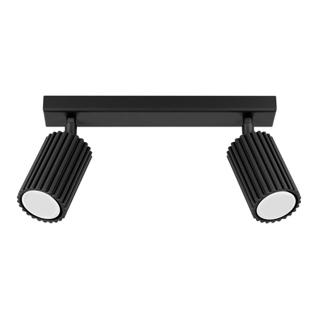 Bodové reflektorové stropní svítidlo Tuba 2x GU10 Black Carbon Deep Space SL.1580 Sollux