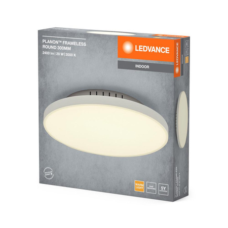 Stropní svítidlo LED Plafond 19W 1750lm 3000K teplá povrchová montáž bílá 30cm Planon™ Ledvance